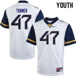 Youth West Virginia Mountaineers NCAA #47 Joseph Turner White Authentic Nike Stitched College Football Jersey PL15P53PZ